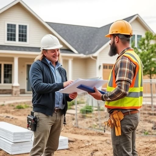 On-site inspection in bright interior shell