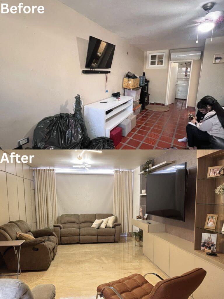 before and after garage conversion adu