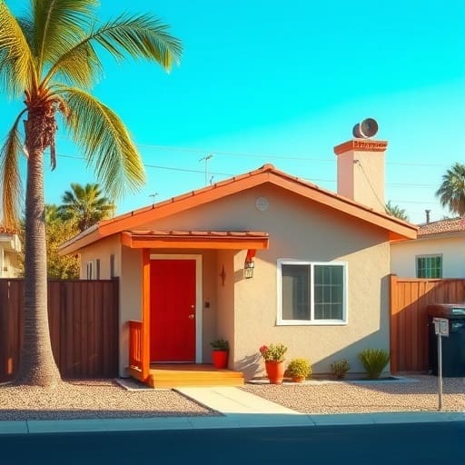 image of a junior ADU in sunny california